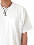 GOAT 7oz SHORT SLEEVE TEE ポケットTシャツ (9011) - White