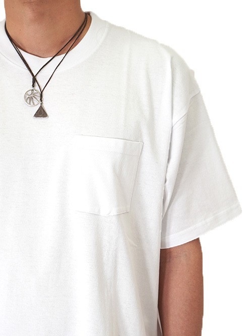 GOAT 7oz SHORT SLEEVE TEE ポケットTシャツ (9011) - White