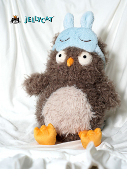 Jellycat ジェリーキャット Audrey Hootsoftly フクロウ　鳥 AUD3HOOT　アイマスク　