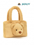 【高級Smadgeライン】Jellycat  Smudge Bear Tote Bag　ジェリーキャット　スマッジ　トートバッグ　くま　クマ　クマのバッグ　鞄SMG2BET