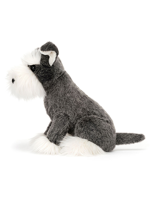 Jellycat Lawrence Schnauzer　ジェリーキャット　シュナイザー　犬　犬の縫いぐるみ　グレーの犬　いぬ　ぬいぐるみ