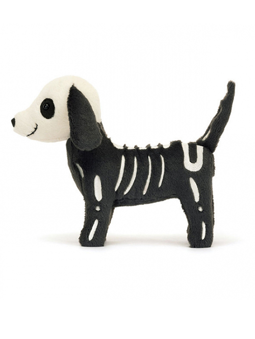 Jellycat Skeledog Dan ジェリーキャット　スケルトンダン　骸骨　犬　ほねのいぬ　いぬ　ぬいぐるみ　がいこつ　骸骨の犬　SKD3D