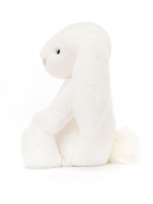 【金ラベル/特別仕M ３１㎝】Jellycat Bashful Luxe Bunny Luna　Original ジェリーキャット　バシュフル　バニー　ルナ　白いウサギ　高級　うさぎ　うさぎの縫いぐるみ　ウサギ　ぬいぐるみ