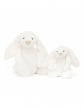 【金ラベル/特別仕M ３１㎝】Jellycat Bashful Luxe Bunny Luna　Original ジェリーキャット　バシュフル　バニー　ルナ　白いウサギ　高級　うさぎ　うさぎの縫いぐるみ　ウサギ　ぬいぐるみ