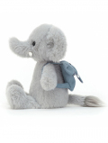 Jellycat Backpack Elephant ジェリーキャット　バックパック　象　ゾウ　エレファント　リュックをしょったゾウ　リュック　ぞう　ぬいぐるみ