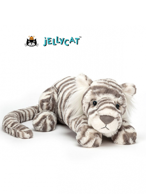 Jellycat Sacha Snow Tiger ジェリーキャット　スノータイガー　白いトラ　トラ　縫いぐるみ　とら　ホワイトタイガー　ぬいぐるみ　虎　寅　ぬいぐるみ　