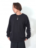 SALLY CAN'T DANCE L/S T-shirts 90's Logo - Black