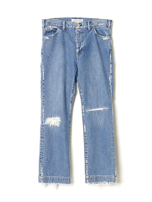 REMI RELIEF (レミリリーフ)14OZ DENIM 5Pkt パンツ(リペア)