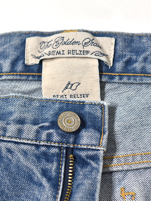 REMI RELIEF (レミリリーフ)14OZ DENIM 5Pkt パンツ(リペア)