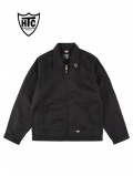 HTC Dickies Eisenhower Jacket #Flower Stone Black