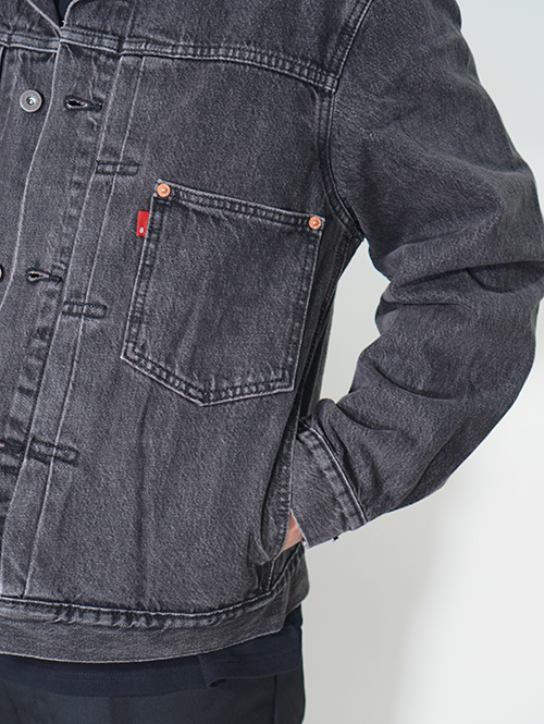 Levi’s  TYPE I TRUCKER - Black Stonewash