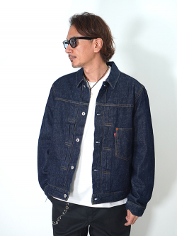 Levi’s  TYPE I TRUCKER - Dark Indigo