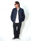 Levi’s  TYPE I TRUCKER - Dark Indigo