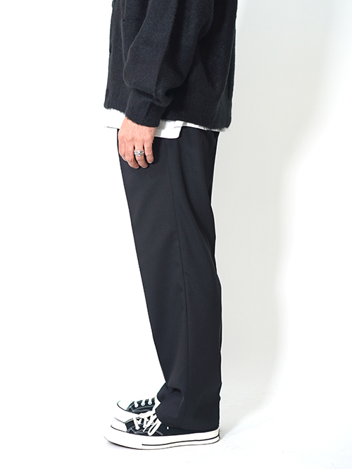 FANTASTICDAYS  Onetuck Easytapered Pant - Black