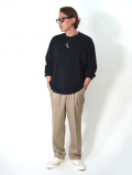 FANTASTICDAYS  Onetuck Easytapered Pant - Khaki