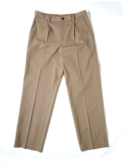 FANTASTICDAYS  Onetuck Easytapered Pant - Khaki