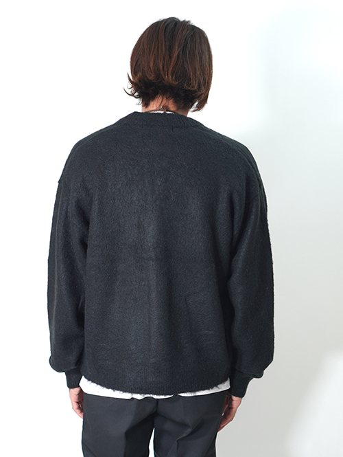 REMI RELIEF Mohair Cardigan  モヘアカーディガン (Black)