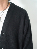 REMI RELIEF Mohair Cardigan  モヘアカーディガン (Black)