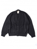 REMI RELIEF Mohair Cardigan  モヘアカーディガン (Black)