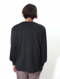 ORIGINAL FAVORITES  Supima Cotton 6oz Long Sleeve Tee -Black