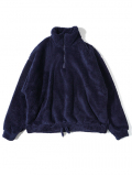 REMI RELIEF シャギーフリースハーフZIPクルー (Navy)