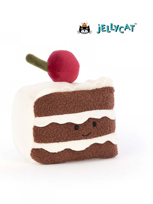 Jellycat　Pretty Patisserie Gateaux ジェリーキャット　ケーキ　パティスリー　ガトー　チョコレートケーキ　ケーキ　縫いぐるみ