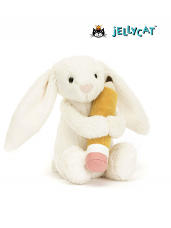 Jellycat ジェリーキャット　Bashful Bunny with Pencil　うさぎ　ペン　小さいうさぎ