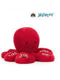 jellycat ジェリーキャット Cranberry Octopus Little (13㎝）たこ　オクトパス　タコの縫いぐるみ赤 クランベリー　CRANL2OC