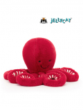 jellycat ジェリーキャット Cranberry Octopus Large (23㎝)　たこ　オクトパス　赤 クランベリー　CRAN2OC