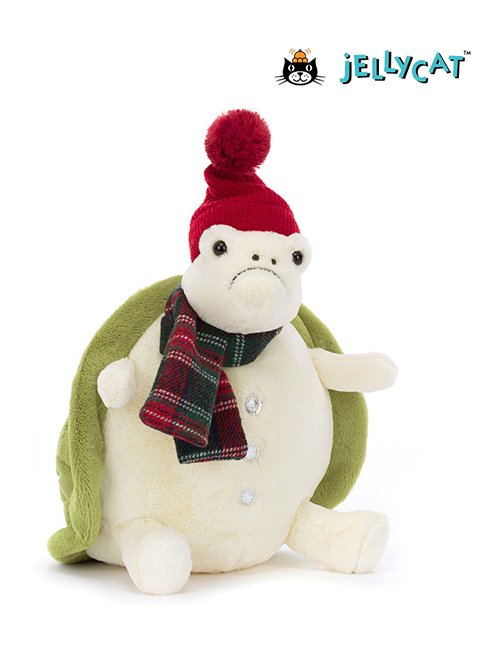 Jellycat (ｼﾞｪﾘｰｷｬｯﾄ）Snowman Timmy Turtle かめ　スノーマン　TIM3TSM