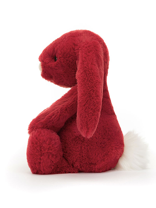 Jellycat (ｼﾞｪﾘｰｷｬｯﾄ）Bashful Luxe Bunny Scarlett　ラックス　うさぎ　スカーレット　赤　BAS3SCA