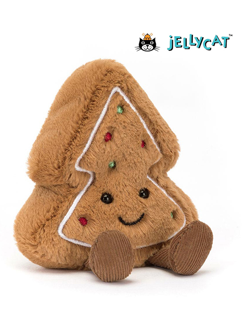 Jellycat　(ｼﾞｪﾘｰｷｬｯﾄ）Amuseables Tree Cookie クリスマスツリーのクッキー　木　クッキー　ジンジャークッキー A6GTC