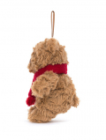 jellycat ジェリーキャット Bartholomew Bear Decoration くま　クマの縫いぐるみのチャーム　クマ　デコレーション　マフラーのクマ　クマのチャーム　BARS6BD