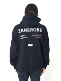 ZANEROBE label orgo Hood Sweat - Black