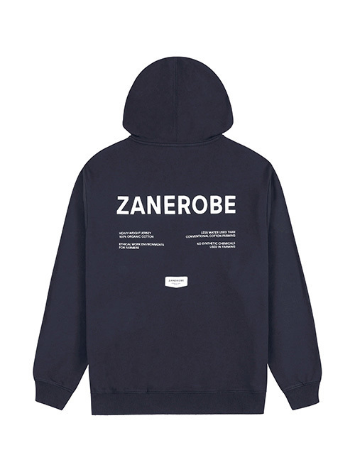 ZANEROBE label orgo Hood Sweat - Black