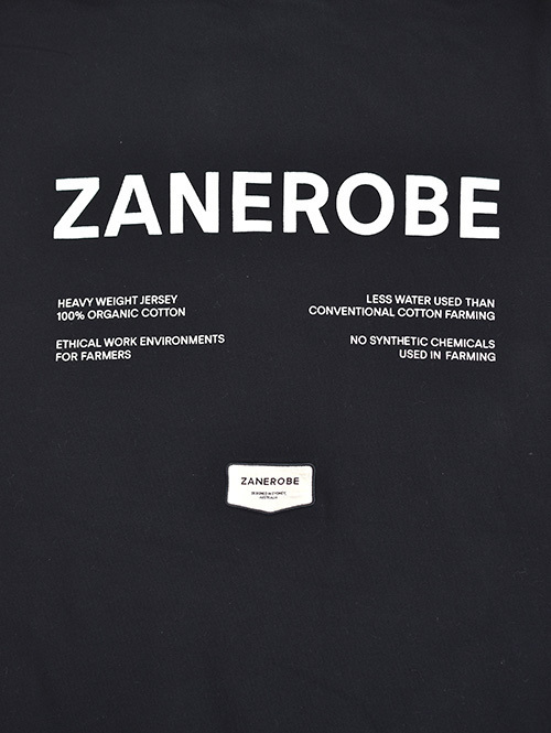 ZANEROBE label orgo Hood Sweat - Black