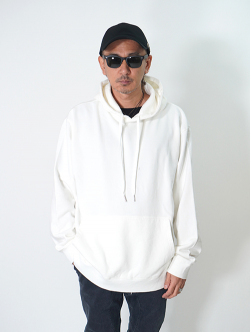 ZANEROBE label orgo Hood Sweat - Vintage White