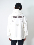 ZANEROBE label orgo Hood Sweat - Vintage White