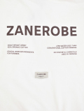 ZANEROBE label orgo Hood Sweat - Vintage White