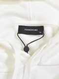 ZANEROBE label orgo Hood Sweat - Vintage White