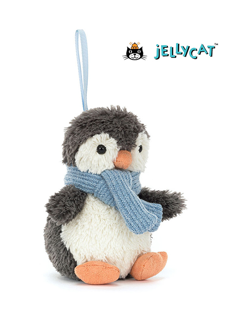 jellycat ジェリーキャット Peanut Penguin Decoration ペンギン　チャーム　クリスマス　マフラー　