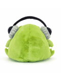 jellycat ジェリーキャット　Ricky Rain Frog Headphones　ヘッドホンをしたカエル　かえる　かえるのぬいぐるみ