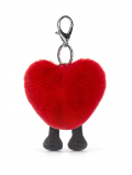 Jellycat ジェリーキャット Amuseables Heart Bag Charm ハート　チャーム　キーホルダー