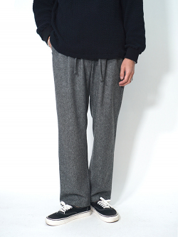 FANTASTICDAYS  DRAWSTRING WOOL PANT