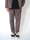 LA MOND  PREMIUM MILANO RIB PANT - Ash Brown