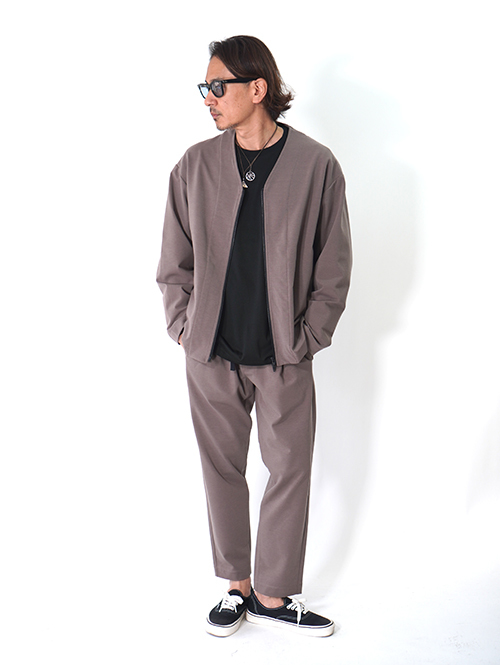 LA MOND  PREMIUM MILANO RIB PANT - Ash Brown