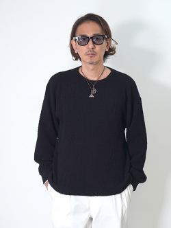 LUCEBER  CREW NECK SHIRT - Black