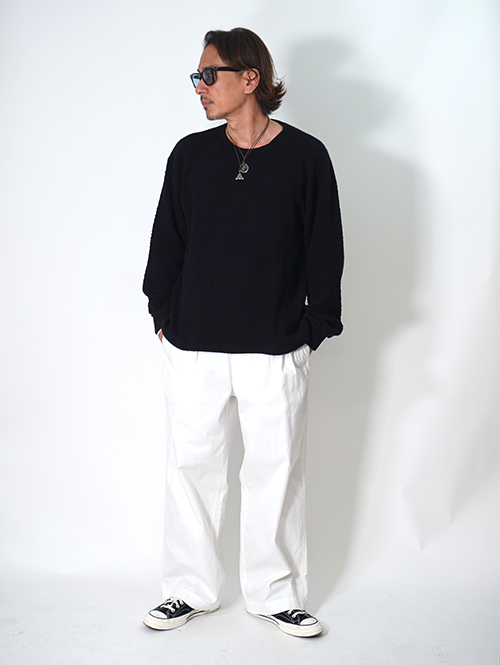 LUCEBER  CREW NECK SHIRT - Black