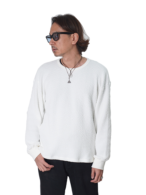 LUCEBER  CREW NECK SHIRT - White