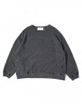 GRAB IN HOLLYWOOD　Vintage French Terry Relax Crew - Pigment Black